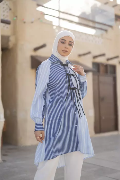 Elegant Long Cotton Shirt image 1