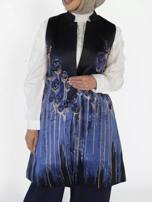 Modern Jacquard Gilet image 3