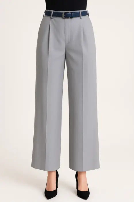 Trousers with belt image 1