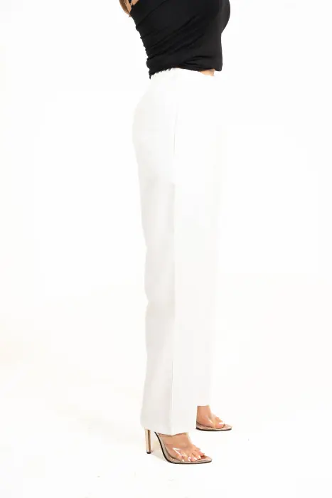 Crepe Pants - اوف وايت - 6 image 1