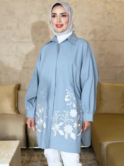 قميص قطني واسع للمحجبات image 14