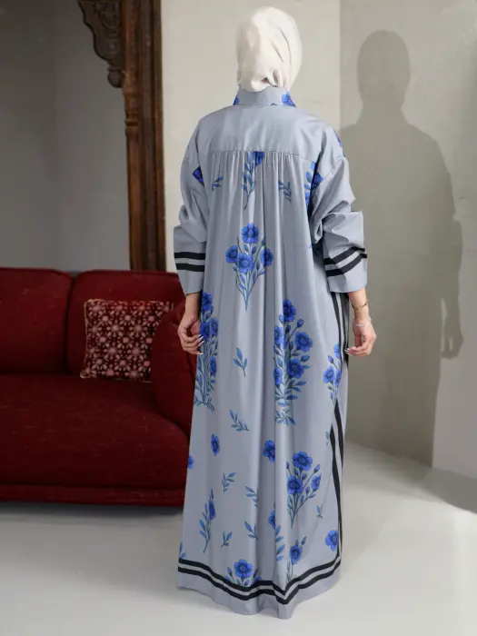 Soft patterned dress image 3