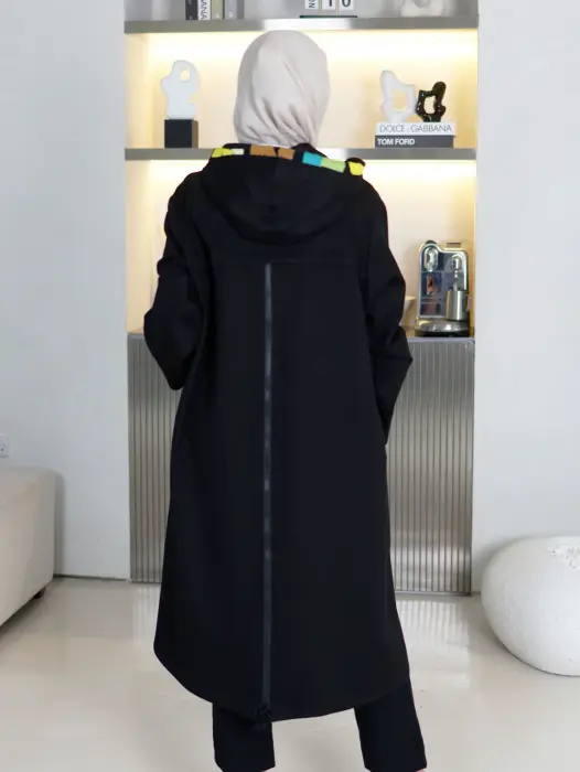 Comfortable long cotton jacket image 3