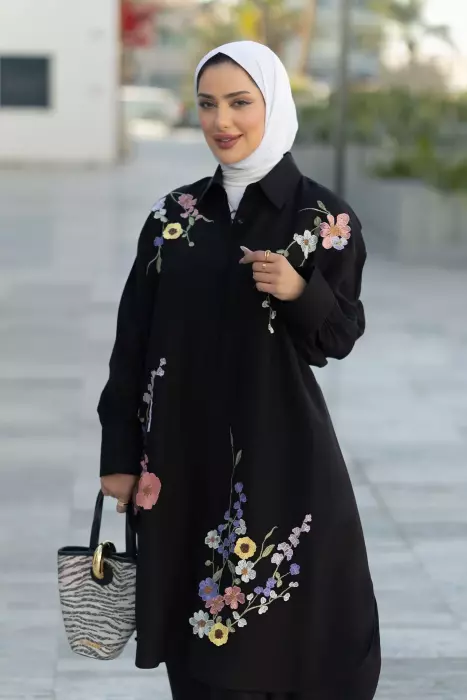 قميص طويل من التنسل image 7