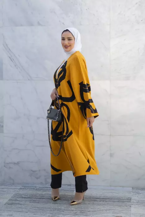جاكيت شتوي من خام التريكو - كركمي - FS image 3
