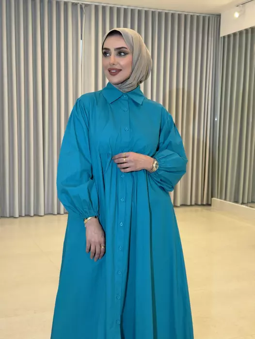 فستان قطني واسع للمحجبات image 15