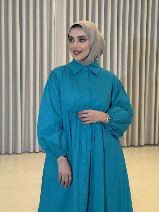 فستان قطني واسع للمحجبات image 16