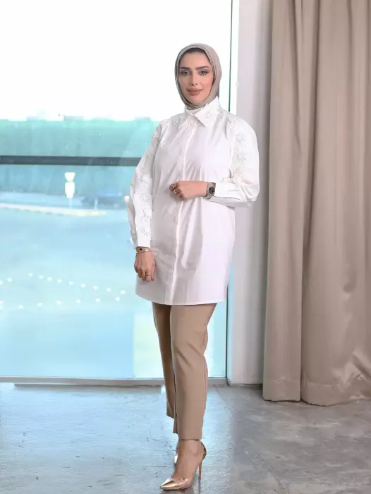 Embroidered Lace Shirt image 0
