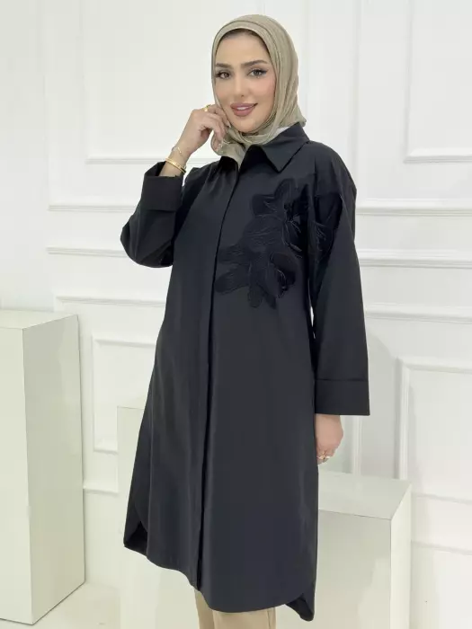 Long Shirt With Embroidery image 5