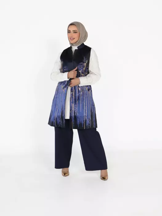 Modern Jacquard Gilet image 0