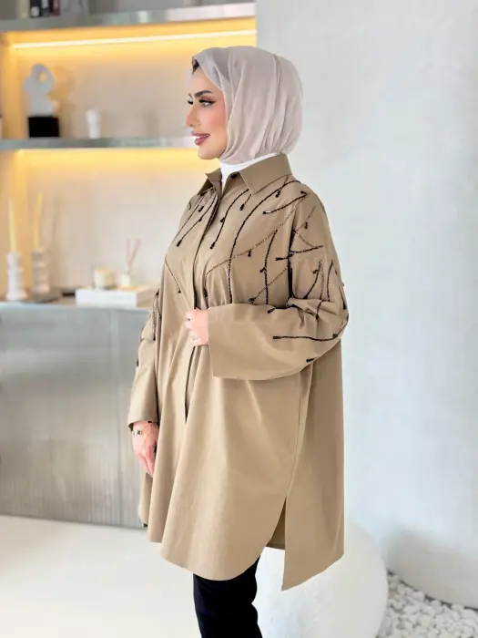 قميص من القطن البوبلين image 21