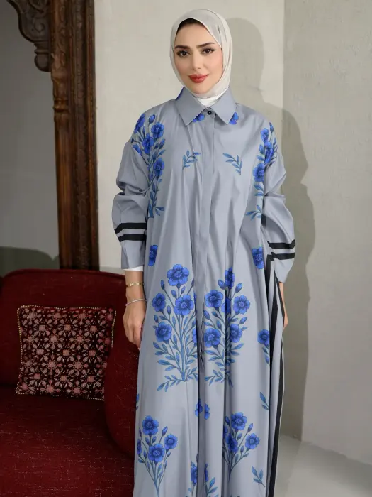 Soft patterned dress image 2