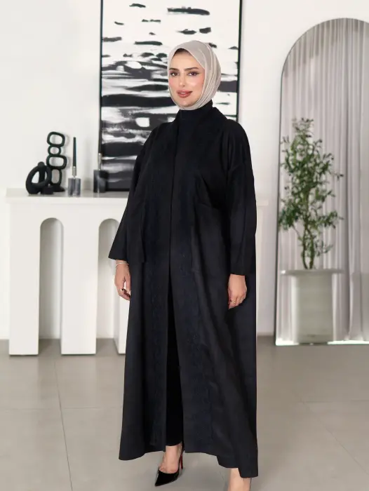 جاكيت طويل من الشامواه image 13