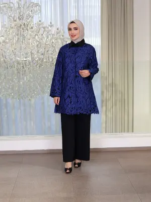 جاكيت من خام الجيبير-كحلي-2 image 0
