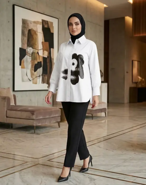 Cotton Shirt With Print image 0