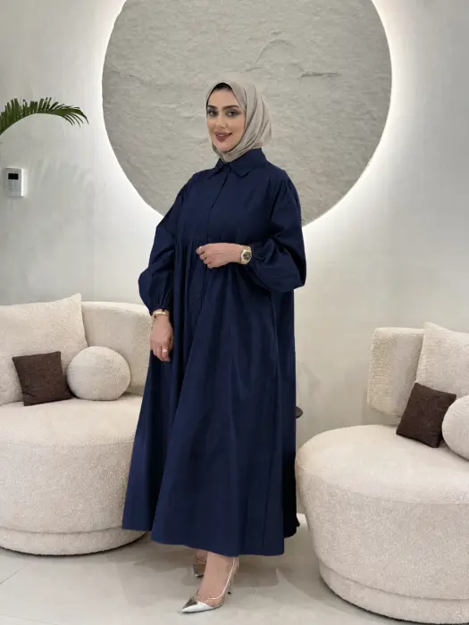 فستان قطني واسع للمحجبات image 11