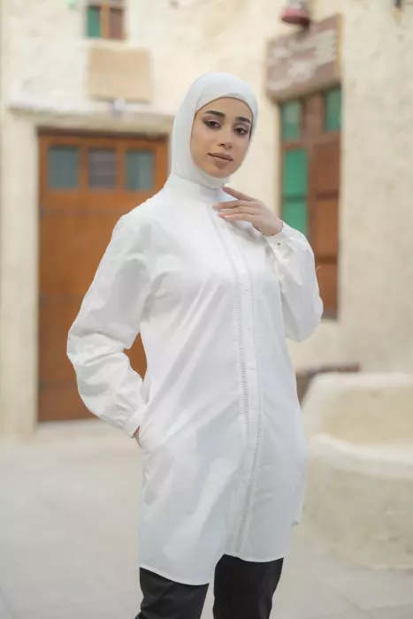 قميص قطني نسائي ناعم image 9