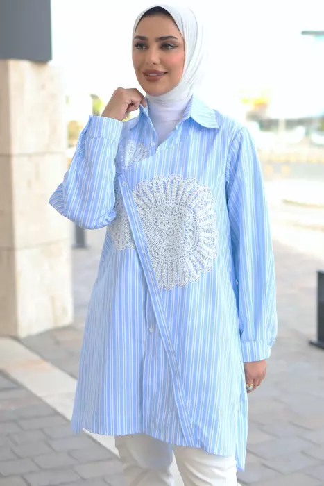 قميص أنيق من الكريب الناعم image 5