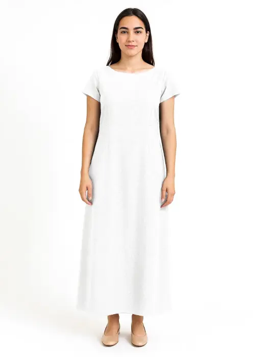 Cotton Dress - White - 2 image 0