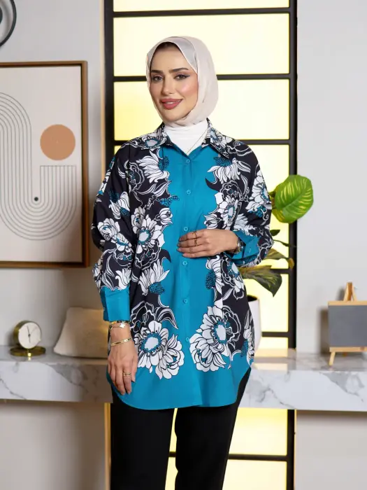 قميص بنقشة أنيقة  - تيفاني - FS image 2