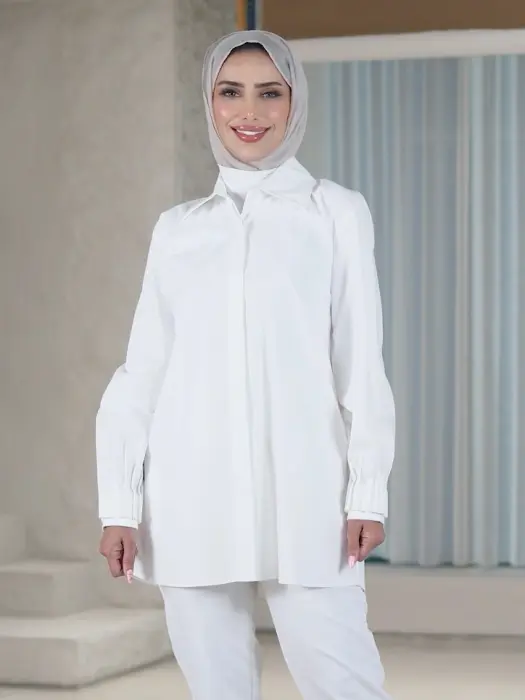 Classic Cotton Shirt - Black - 5 image 2