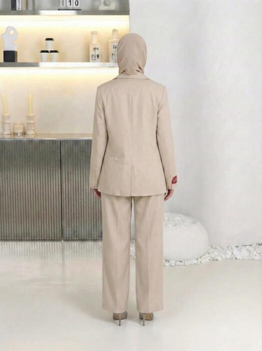 جاكيت بليزر من اللنن image 5