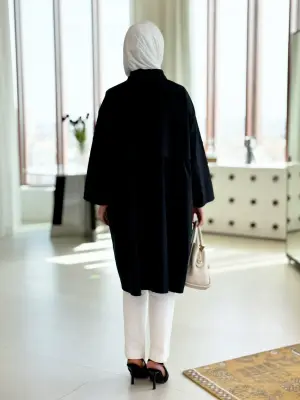 قميص طويل بجيوب مشجرة image 6