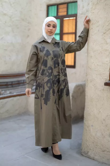 فستان قطني عصري image 0