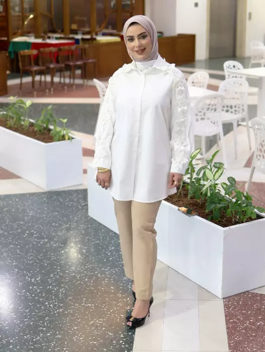 Cotton Lace Shirt image 2