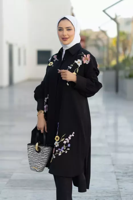قميص طويل من التنسل image 6
