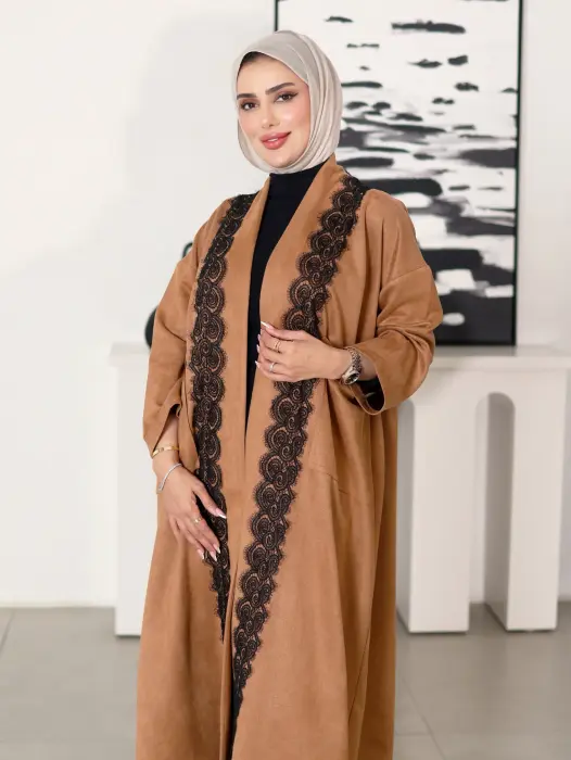 جاكيت طويل من الشامواه image 5