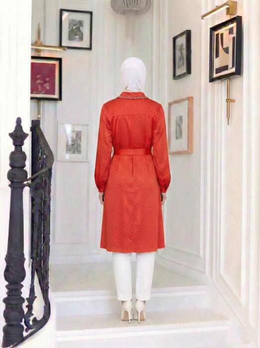 French style dress - Red- FS image 2