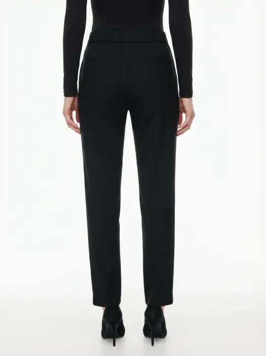 Classic cut trousers-Black-2 image 2