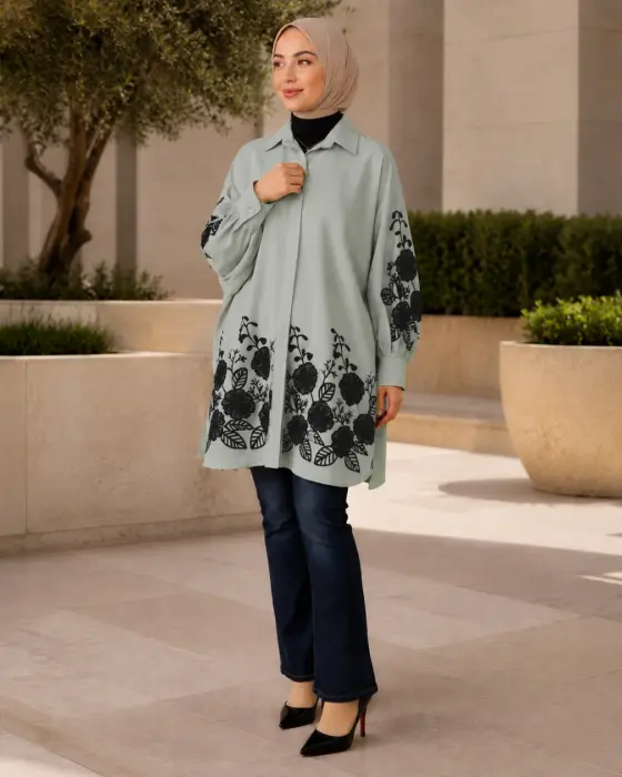 قميص من التنسل الأنيق-تيفاني-FS image 0