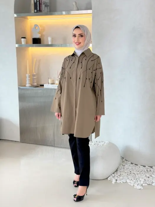 قميص من القطن البوبلين image 6