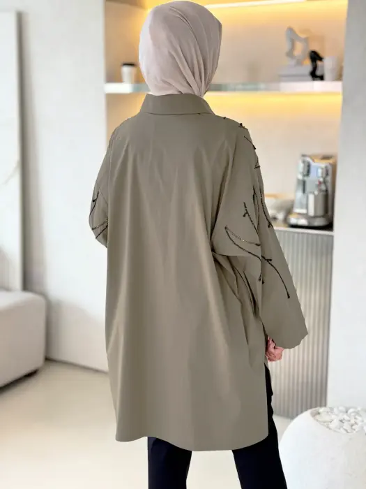 قميص من القطن البوبلين image 11