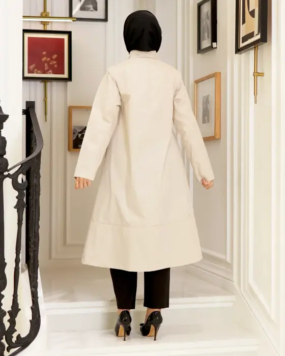 قميص طويل بتطريز أنيق image 10