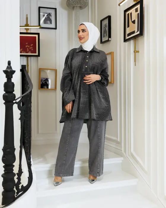 بلوزة كاجوال من القطن image 4