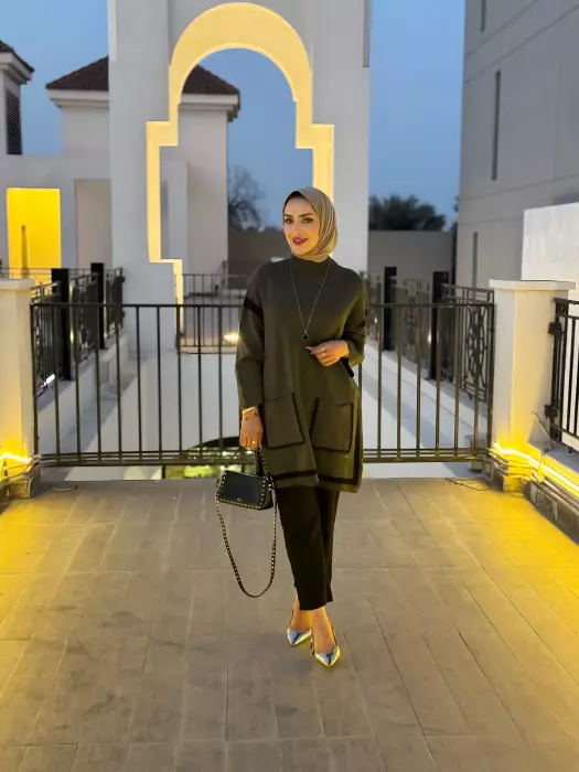 بلوزة من التريكو - زيتي - FS image 0