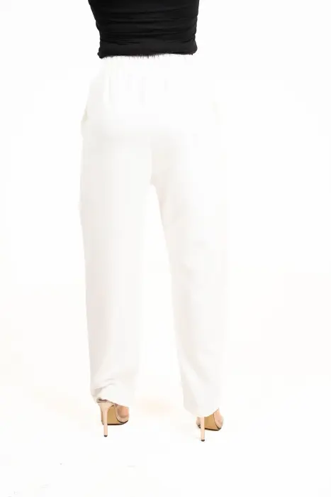 Crepe Pants - اوف وايت - 6 image 2