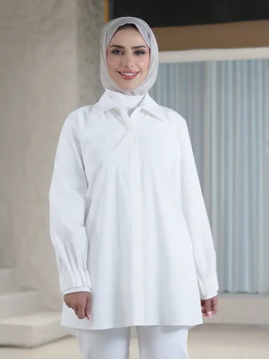Classic Cotton Shirt - Black - 5 image 3