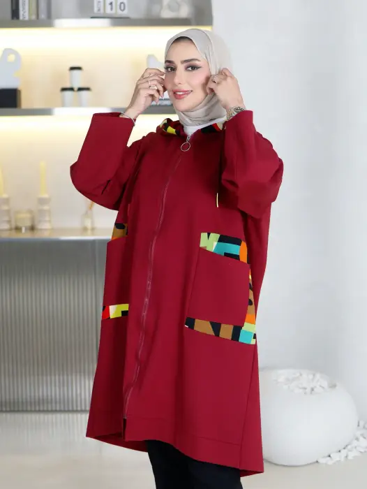 Comfortable long cotton jacket image 5
