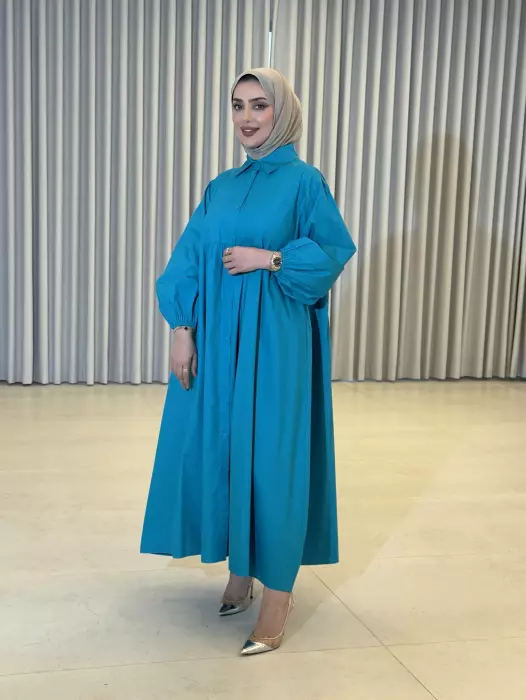 فستان قطني واسع للمحجبات image 14