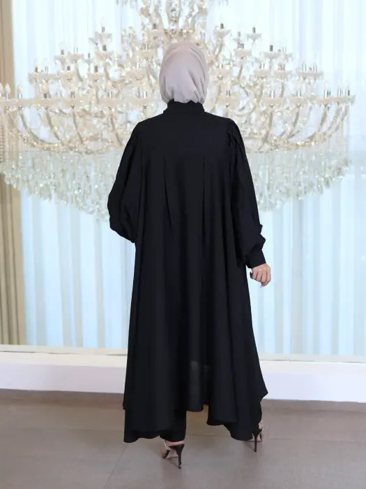 Short dress with scarf image 3