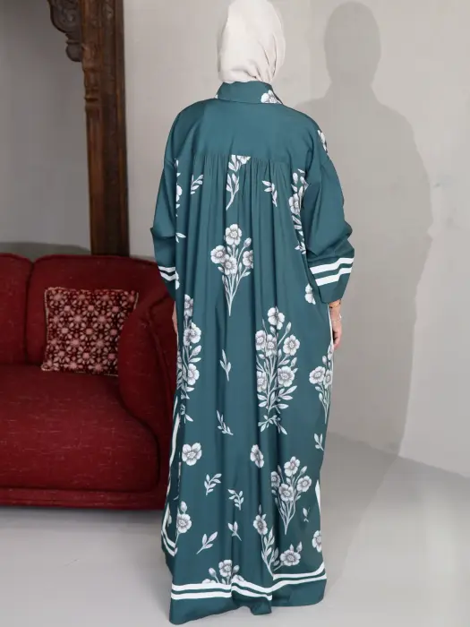 Soft patterned dress image 7