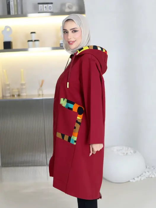 Comfortable long cotton jacket image 6