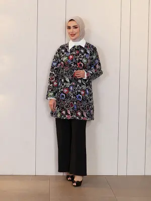 جاكيت نسائي من خام التول image 0