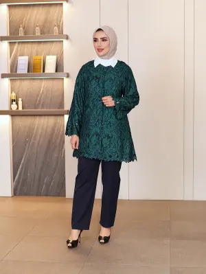 Jacket made of guipure lace image 0