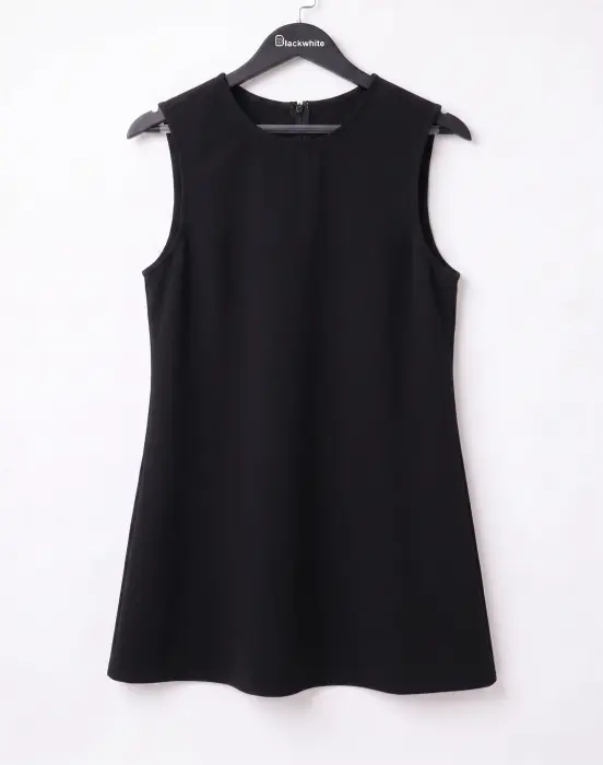 Basic drill blouse-Black-2 image 0