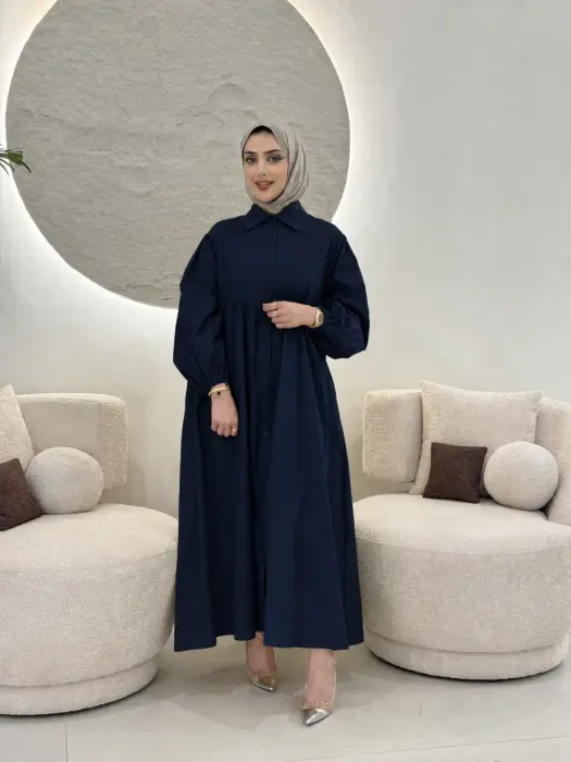 فستان قطني واسع للمحجبات image 12